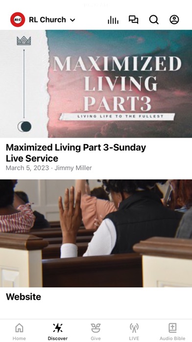 Real Life Church SC Screenshot