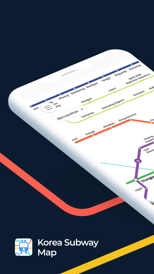 #1. Korea Subway Map (iOS) 由: Doppel Soft