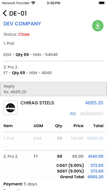 Lineup B2B Messaging screenshot-3