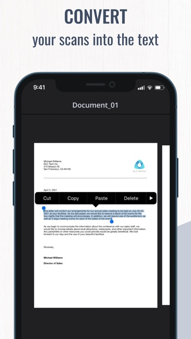 Document Scanner PDF Converter Screenshot
