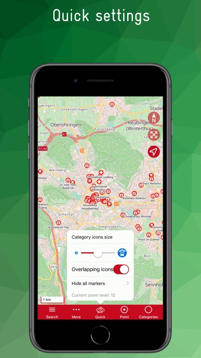 Zurich Offline Map Screenshot