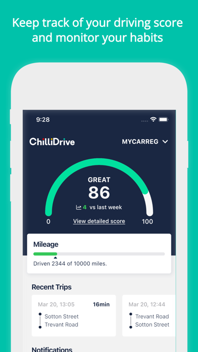ChilliDrive Car Insurance Screenshot