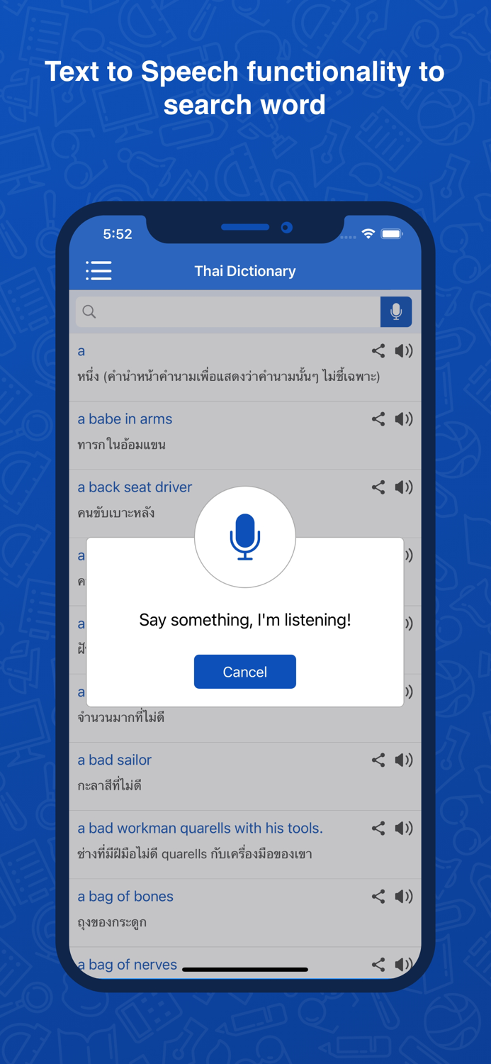 Thai Dictionary Translator