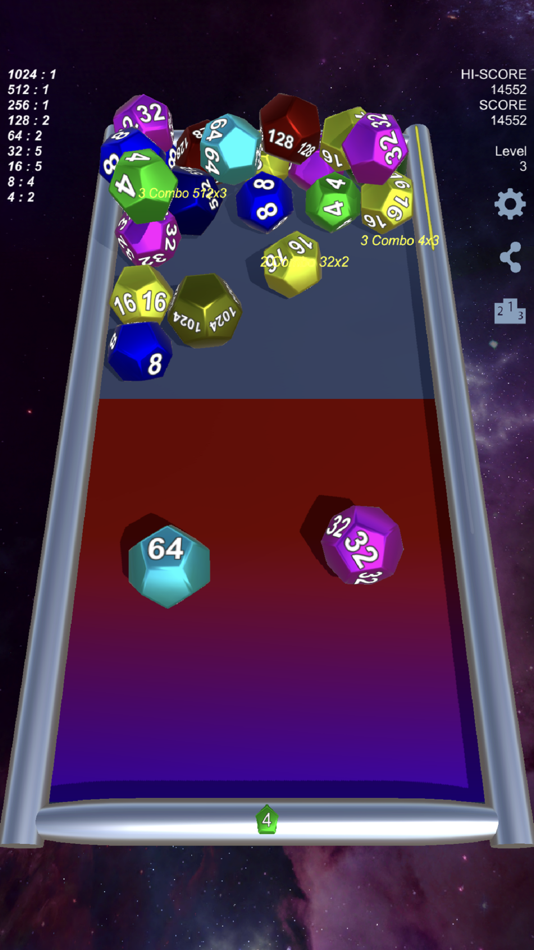 #1. SHOT2048 (iOS) 由: PROPE
