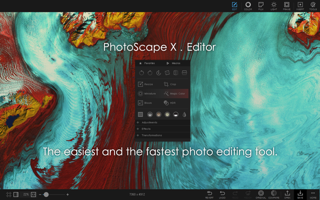 ‎PhotoScape X - Photo Editor Screenshot