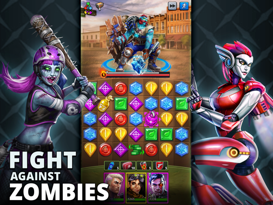 Puzzle Combat: RPG Match 3 iPad app afbeelding 6