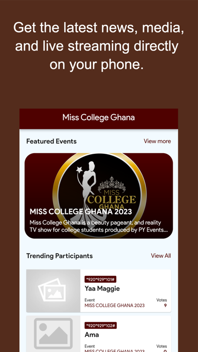Miss College Ghana Screenshot