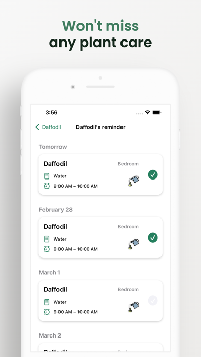 Growing: Plant care reminder Screenshot