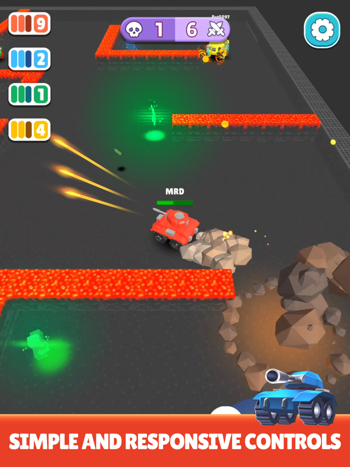 Mini Tank Blitz PvP Battle