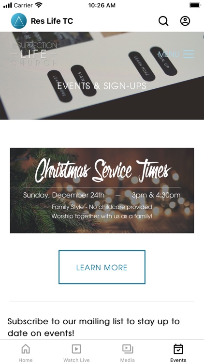 Resurrection Life Church TC screenshot-3
