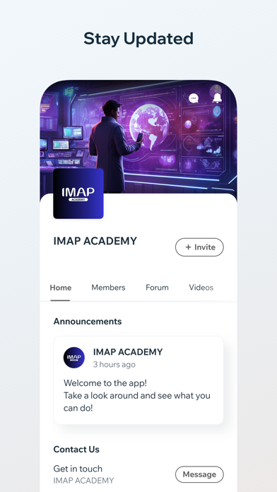 IMAP ACADEMY Screenshot