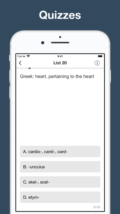Biology: roots, terms Screenshot