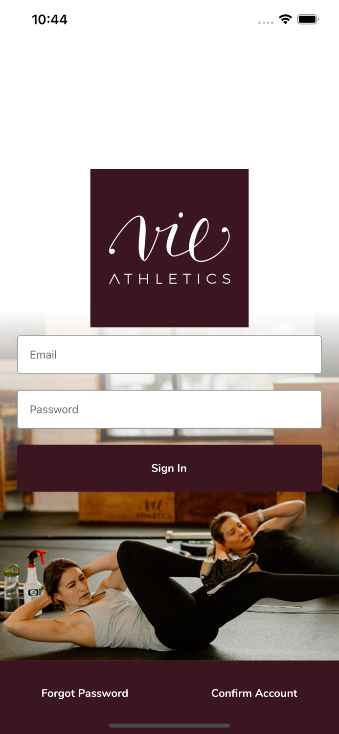 Vie Athletics Schedule App