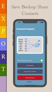 contacts export - easy copy iphone screenshot 1