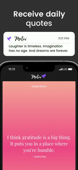 Game screenshot Inspirational Quotes - Motiv apk