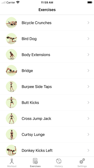 Tabata Workout Plan - 30 Days Screenshot