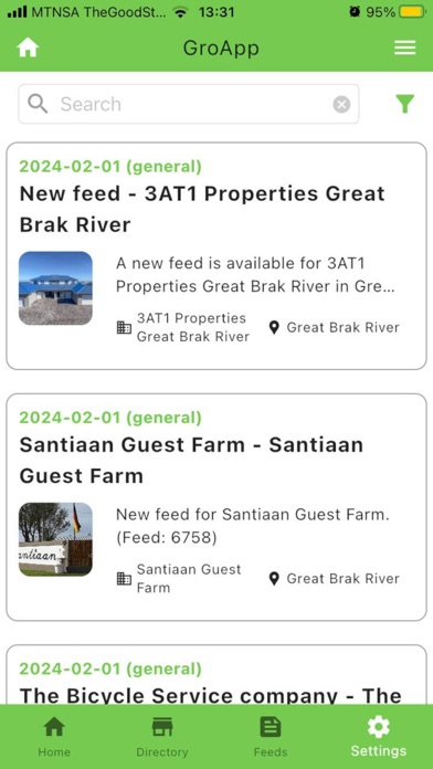 GroApp Online Screenshot