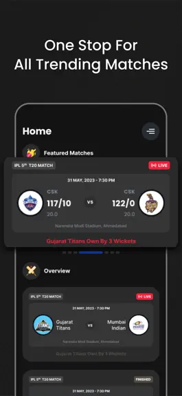 Game screenshot CrickLine IPL Live Score 2023 apk