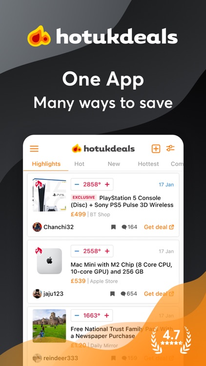 hotukdeals - Deals & Discounts screenshot-0