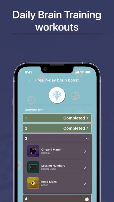 IQ Test & Brain Training Games Screenshot