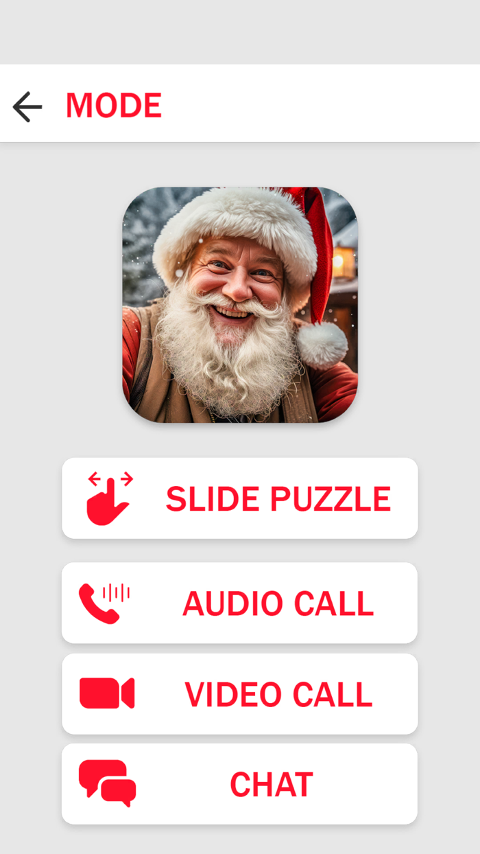 Santa Video Chat-Phone Call