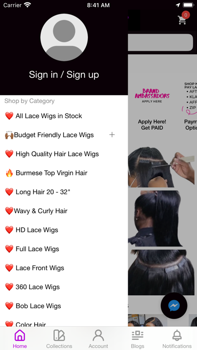 Mrs Gwen Hair & Accessories Screenshot