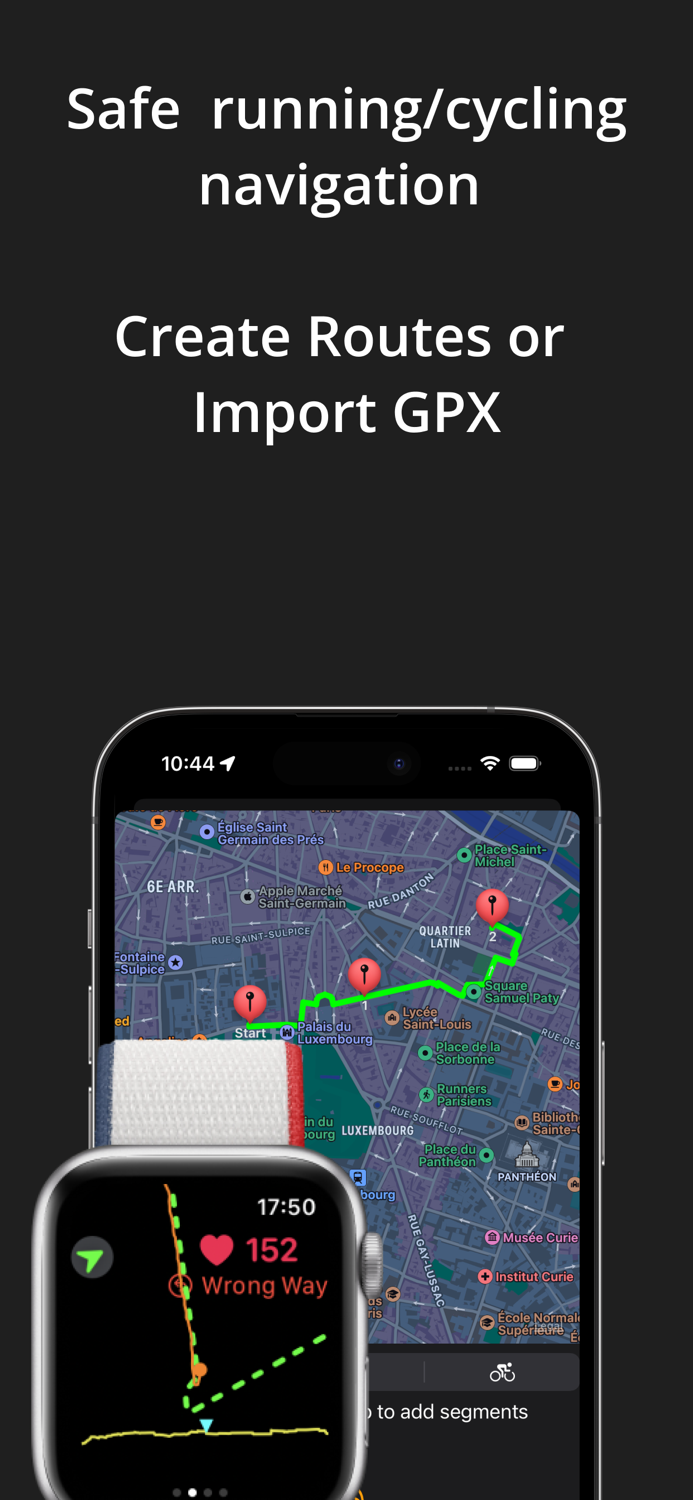 Tachymaze running and cycling