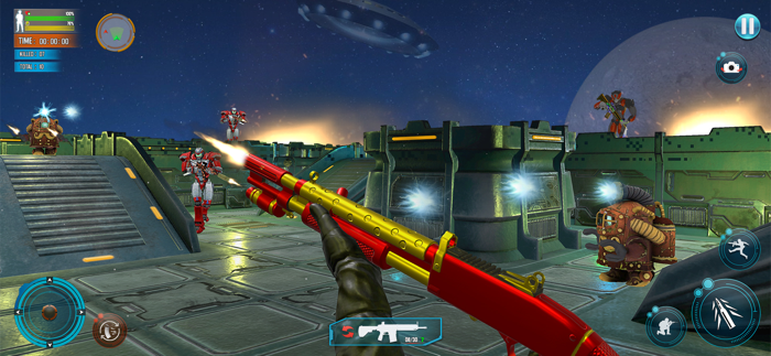 Metal Robots war shooting game