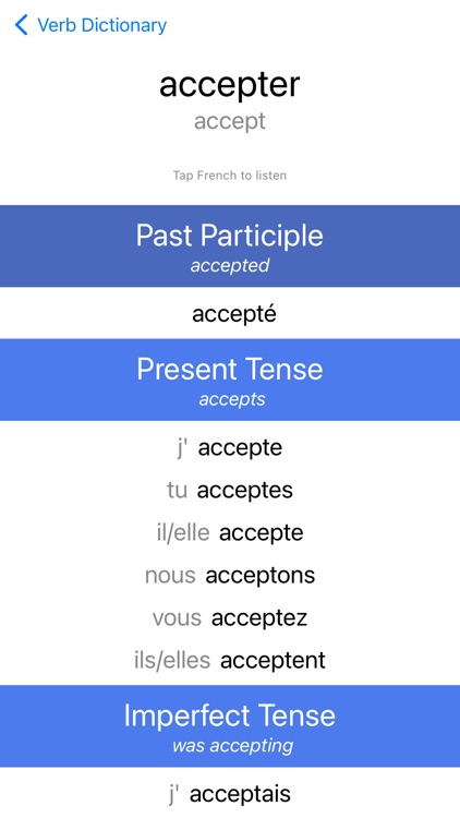 French Verb Blitz