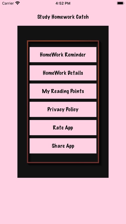 Study Homework Catch