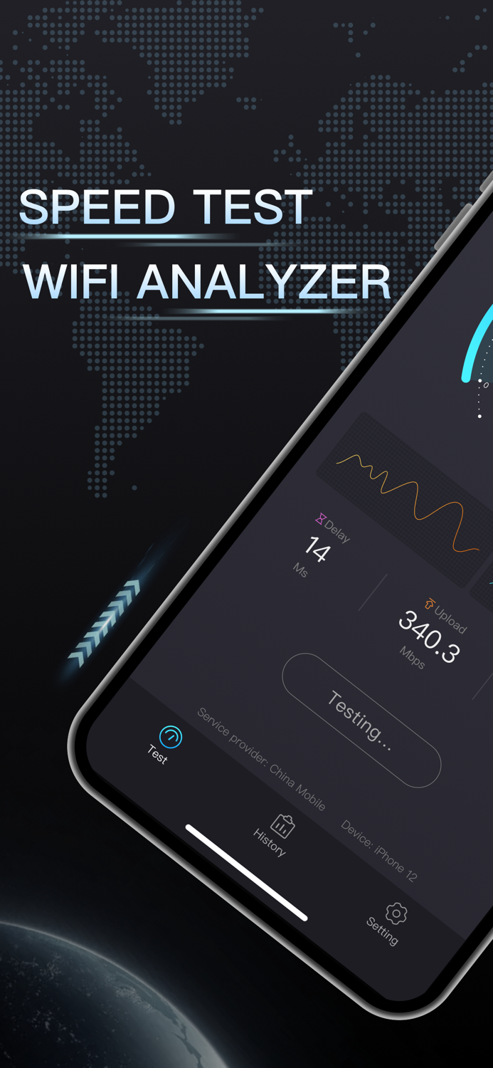 Speed Test - WiFi5G Analyzer