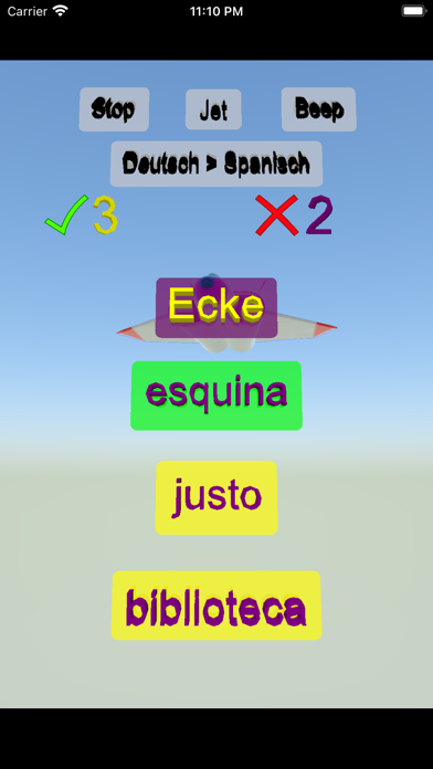 Egitir Deutsch Spanisch wort Screenshot