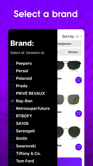 Screenshot von Glasses Brille & Sonnenbrille auf dem iPhone 4