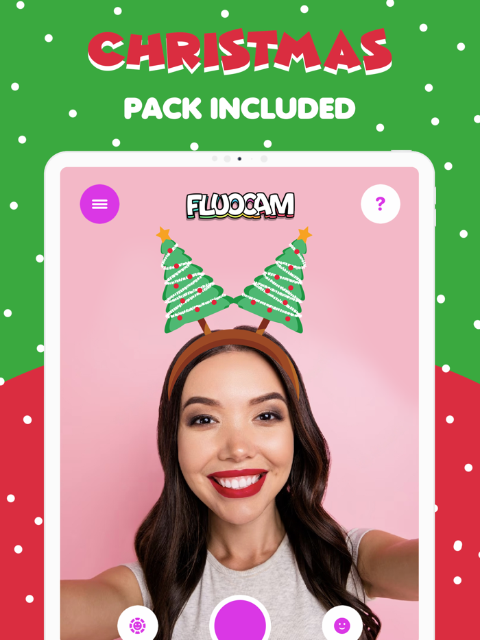 Funny face filters FluoCam