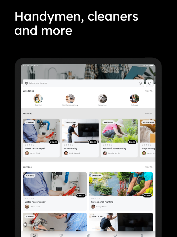 UrbanTask - Services nearby