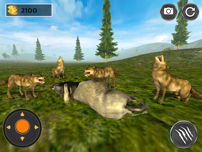 Wild Wolf Simulator 3D Games