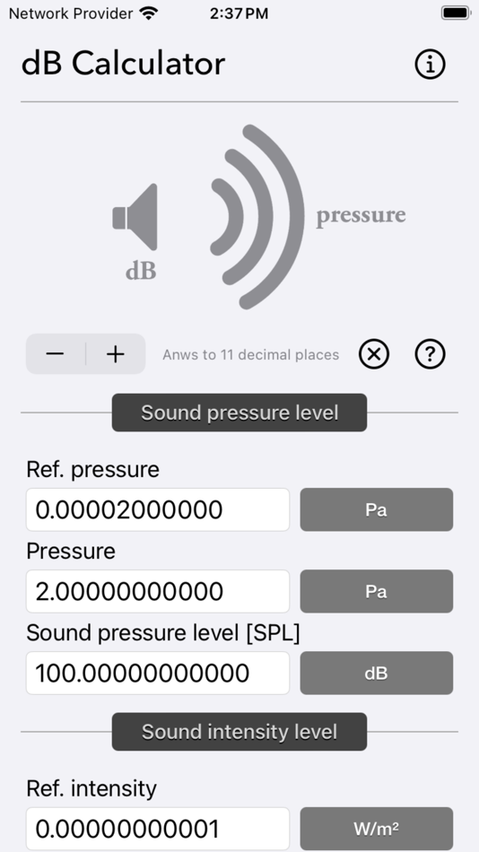 dB Calculator Plus - 1.2 - (iOS)