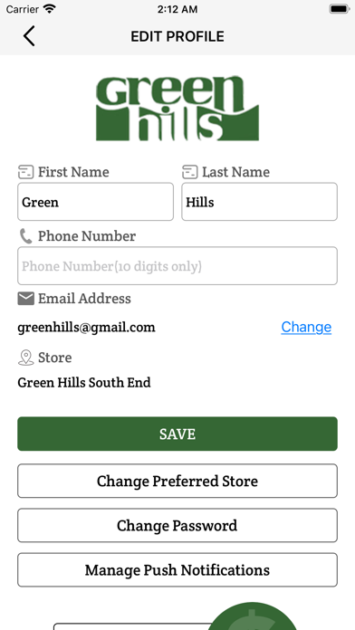 MO Greenhills Grocery Screenshot