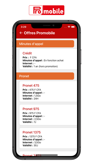 Promobile SN Screenshot