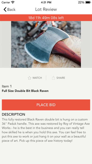 Whiskey River Auction House Screenshot