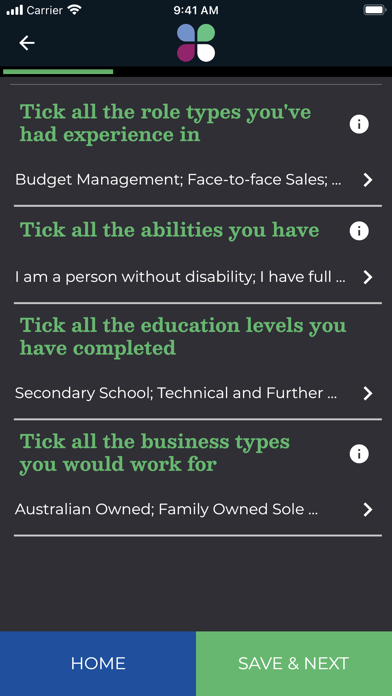 AiBLE: Job Search Screenshot