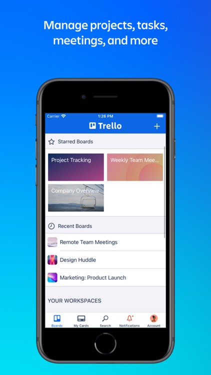 Trello: organize anything! screenshot-0