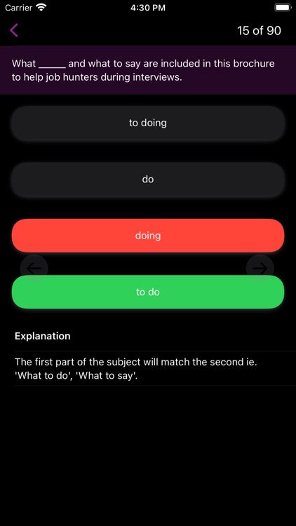 Grammar Up : 1800 Questions screenshot-9
