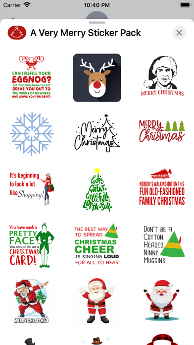 A Very Merry Sticker Pack Screenshot