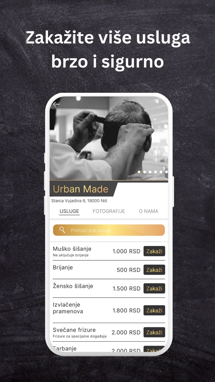 Salona - Zakazi svoj termin