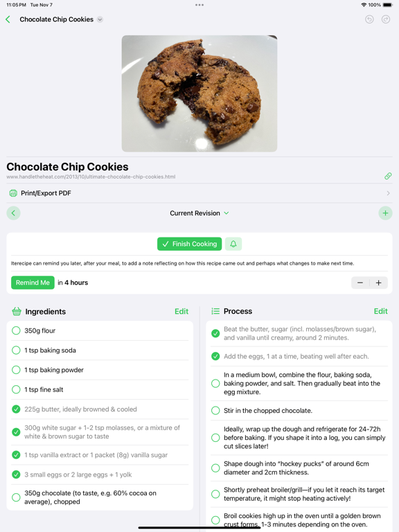 Screenshot #4 pour Iterecipe