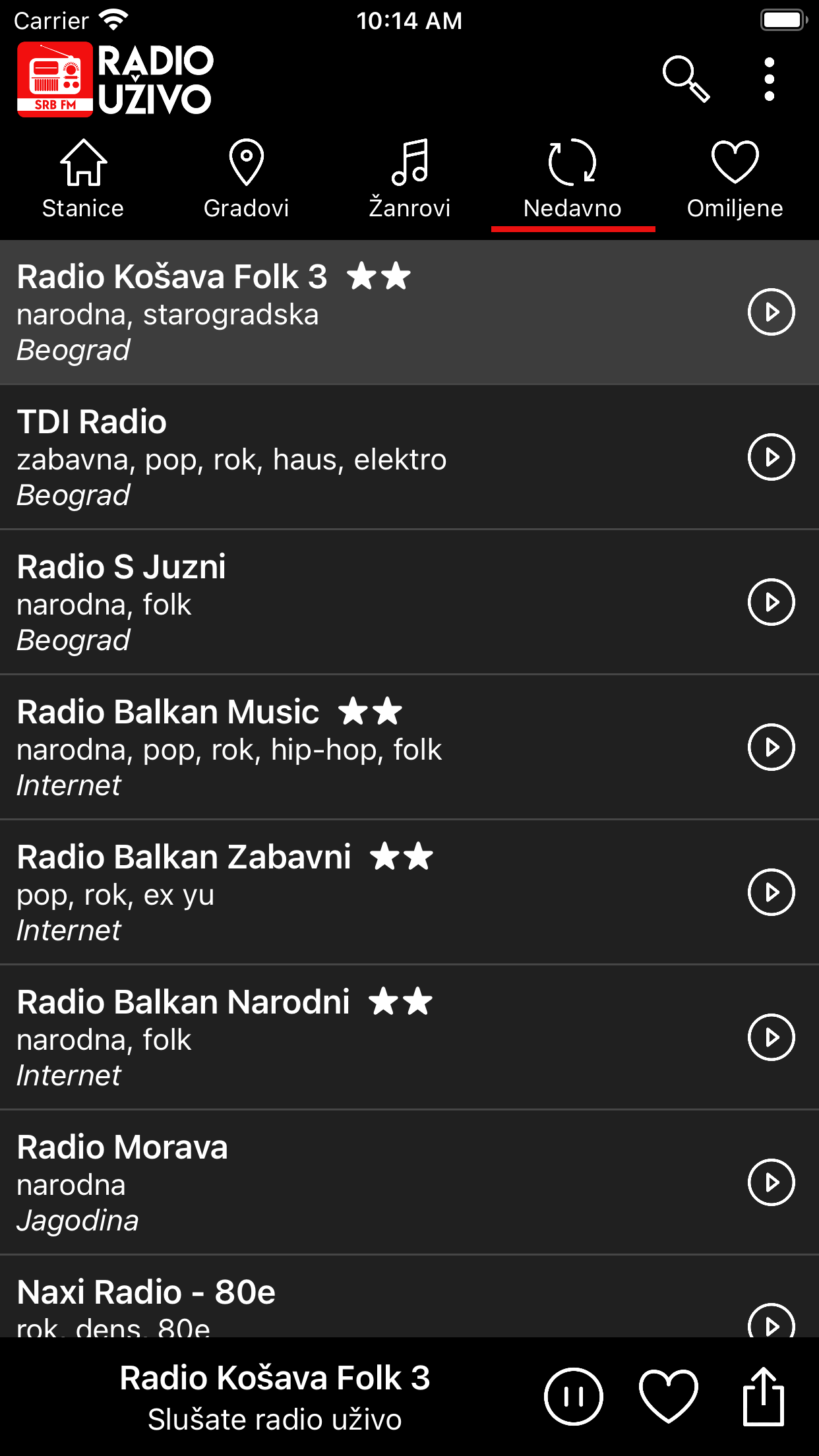 Radio Uzivo Srbija