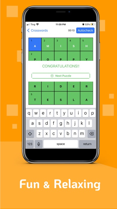 Mini 5x5 Crosswords Screenshot