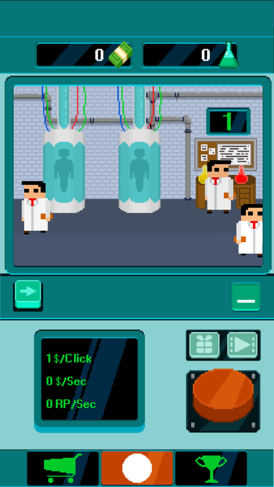 #1. SCP Laboratory Idle Mobile app (iOS) By: APPWILL COMPANY LTD