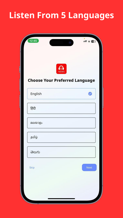 Simply News: Short Audio News app screenshot